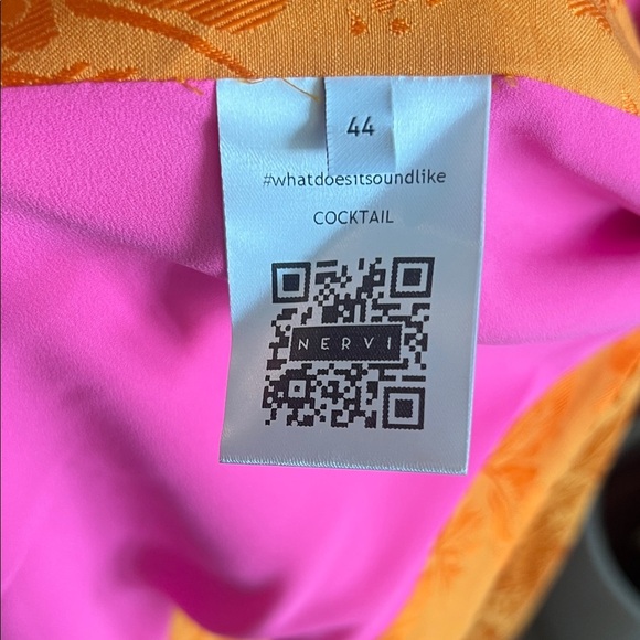 Nervi Orange Sleeveless Maxi Vest - Picture 10 of 13